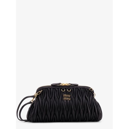 Matelassé leather crossbody bag