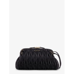 Matelassé leather crossbody bag