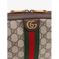 Ophidia GG Supreme Fabric and leather crossbody bag