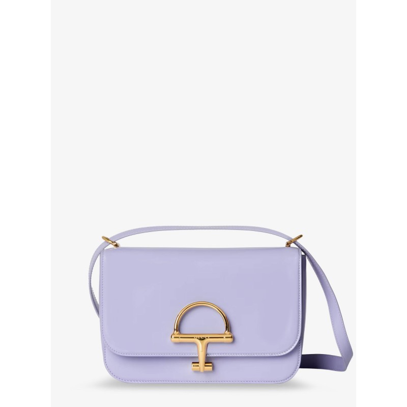 Siena leather shoulder bag with iconic metal Horsebit