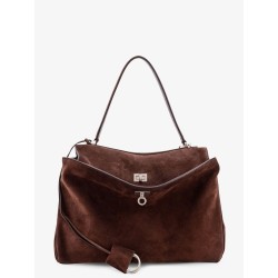 Rodeo Top Handle Medium suede crossbody bag
