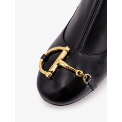 Leather boots with metal Horsebit