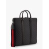 Gg supreme fabric shopping bag with shoulder strap