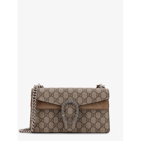 Dionysus Medium Supreme GG fabric and suede shoulder bag