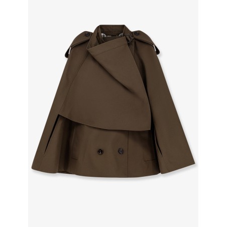 Cotton cape with Traditional Check lining