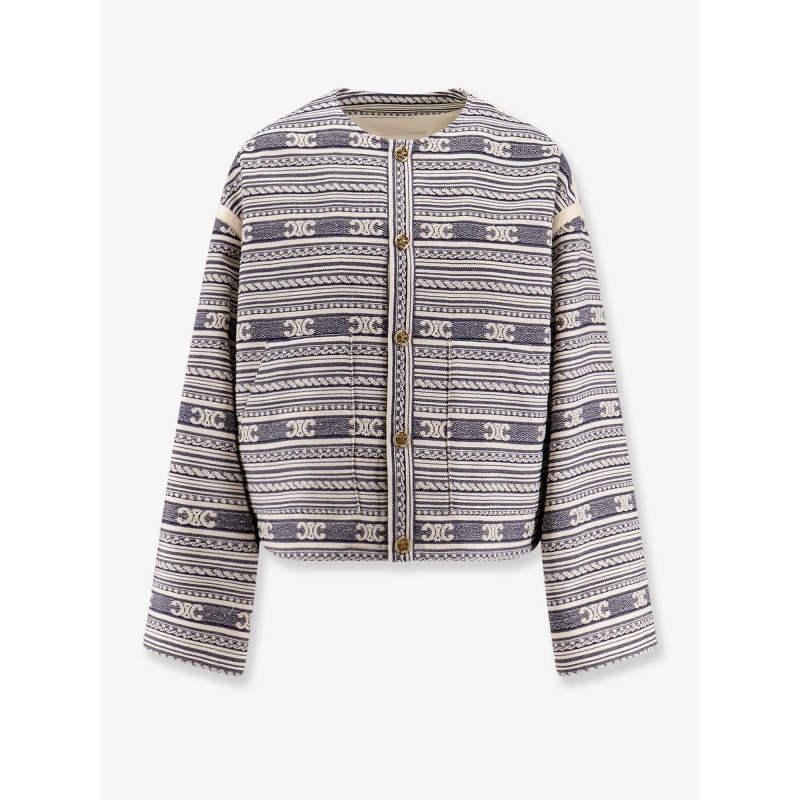 Wool blend blazer with Triomphe motif