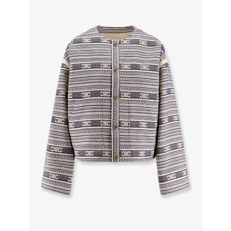 Wool blend blazer with Triomphe motif