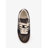 Fendi Match suede sneakers with jacquard FF fabric inserts