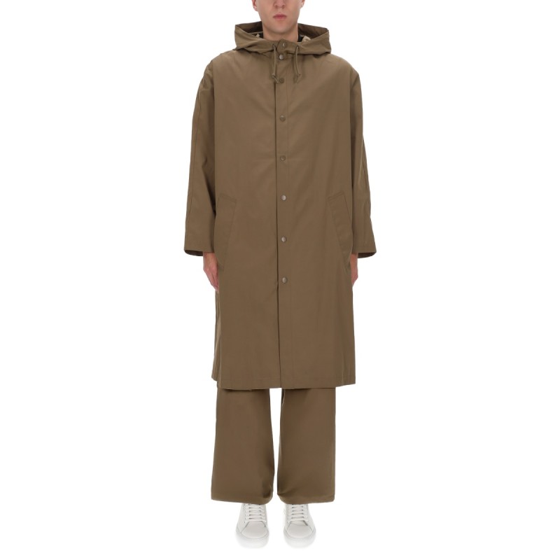 HOODED TRENCH COAT