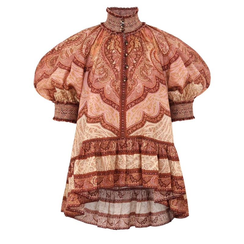 "WANDERLUST" RUFFLE BLOUSE