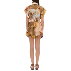 SHORT OVERALLS WITH "ASCENSION" LAPELS