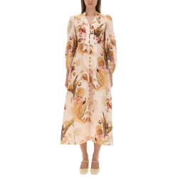 "ASCENSION PLUNGE" MIDI DRESS