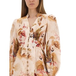 "ASCENSION PLUNGE" MIDI DRESS