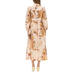 "ASCENSION PLUNGE" MIDI DRESS