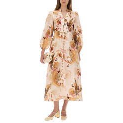 "ASCENSION PLUNGE" MIDI DRESS