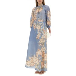 BLOUSE WITH PUFF SLEEVES "CASCADIAN"