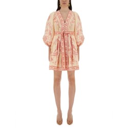 "LUCKY" LOW-CUT MINI DRESS