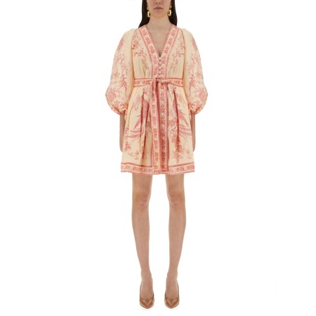 "LUCKY" LOW-CUT MINI DRESS