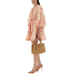 "LUCKY" LOW-CUT MINI DRESS