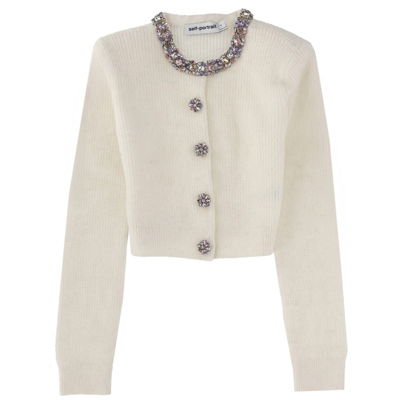 CARDIGAN WITH "DIAMANTÉ" DETAIL