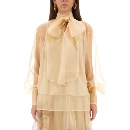 "MEMENTO" ORGANZA BLOUSE