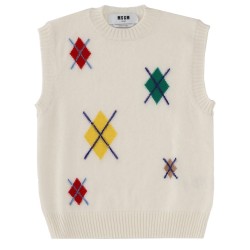 "ARGYLE MULTICOLOR" PATTERN VEST
