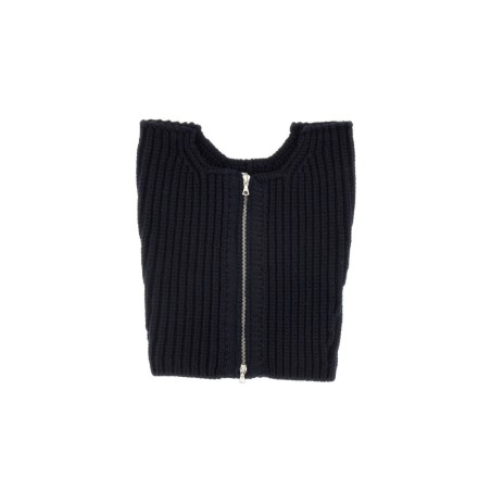 WOOL NECK WARMER WITH ZIPPER