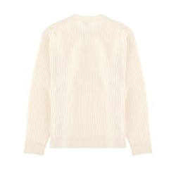 RIBBED KNIT WITH FOX PATCH