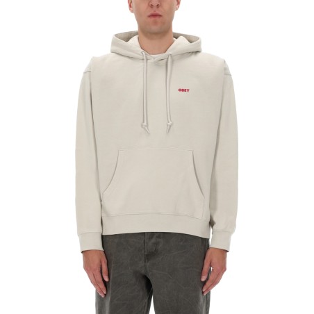 SWEATSHIRT WITH LOGO AND PRINT