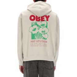 SWEATSHIRT WITH LOGO AND PRINT