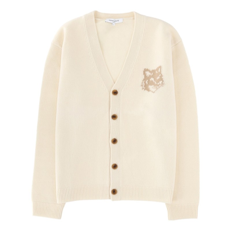 "FOX HEAD" CARDIGAN