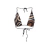 "MARBLE" PRINT BIKINI TOP