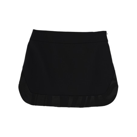 WOOL MINISKIRT