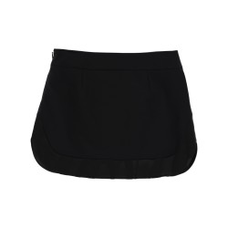 WOOL MINISKIRT