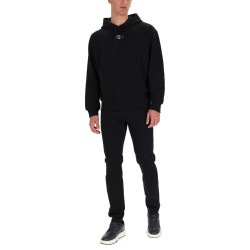 SWEATSHIRT WITH LOGO AND HOOD