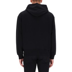 SWEATSHIRT WITH LOGO AND HOOD