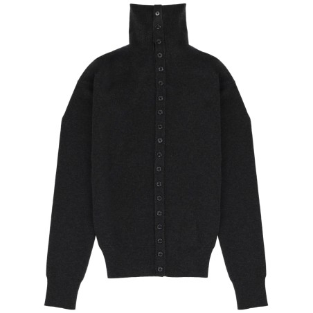 HIGH COLLAR CARDIGAN