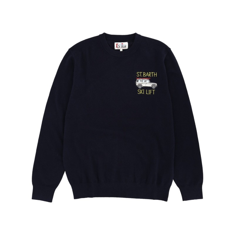 SWEATER WITH EMBROIDERY