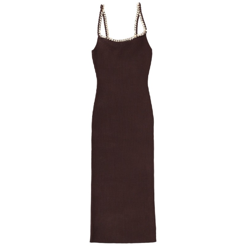 MIDI DRESS WITH CHAIN