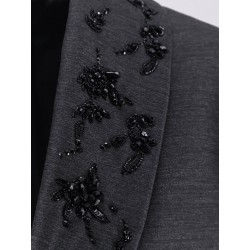 Virgin wool and silk blazer