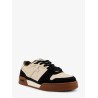 Fendi leather sneakers with suede inserts