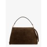 T-Lock suede shoulder bag