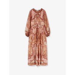 Cotton and silk blend Wanderlust long dress