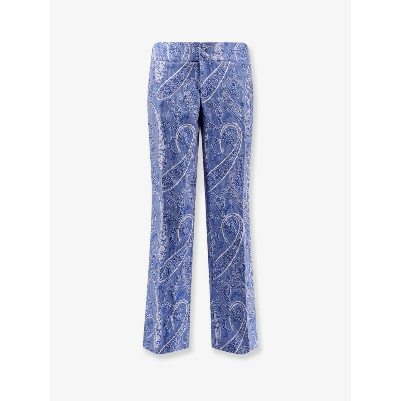 Trousers with iconic print