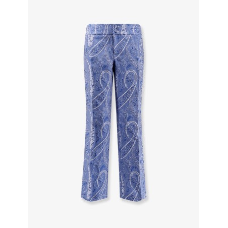 Trousers with iconic print
