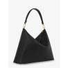 Bevel leather shoulder bag