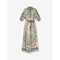 Wanderlust Billow silk Dress