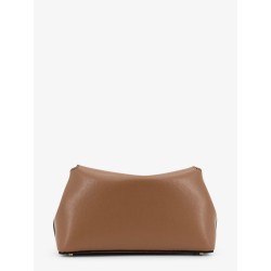 Mini T-Lock leather clutch