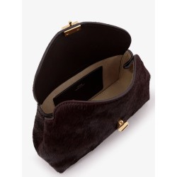 Mini T-Lock Ponyskin Clutch