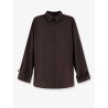 Tie-Cuff wool shirt